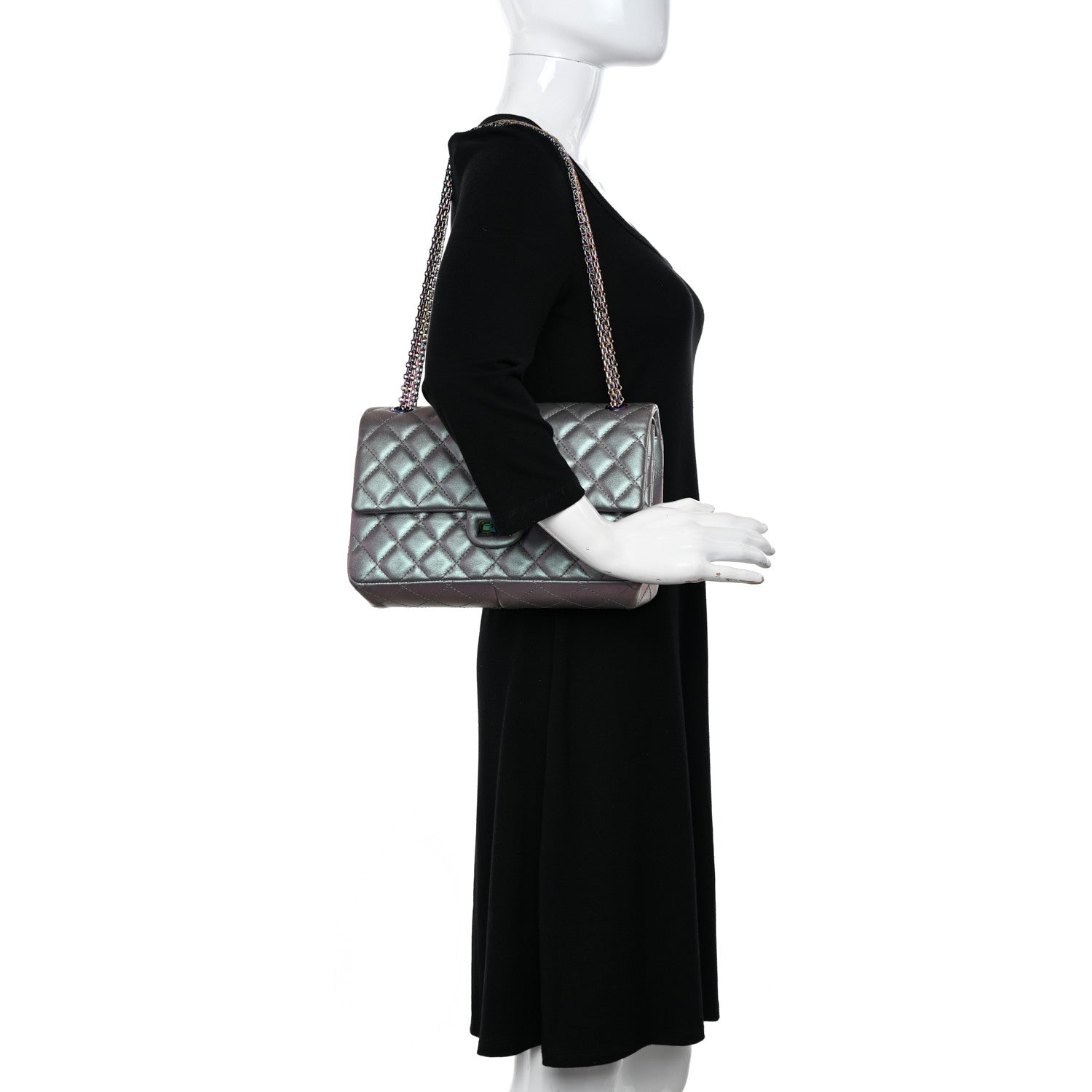 Chanel Iridescent Lambskin Quilted 2.55 Reissue 226 Flap Light Purple 2 of 10