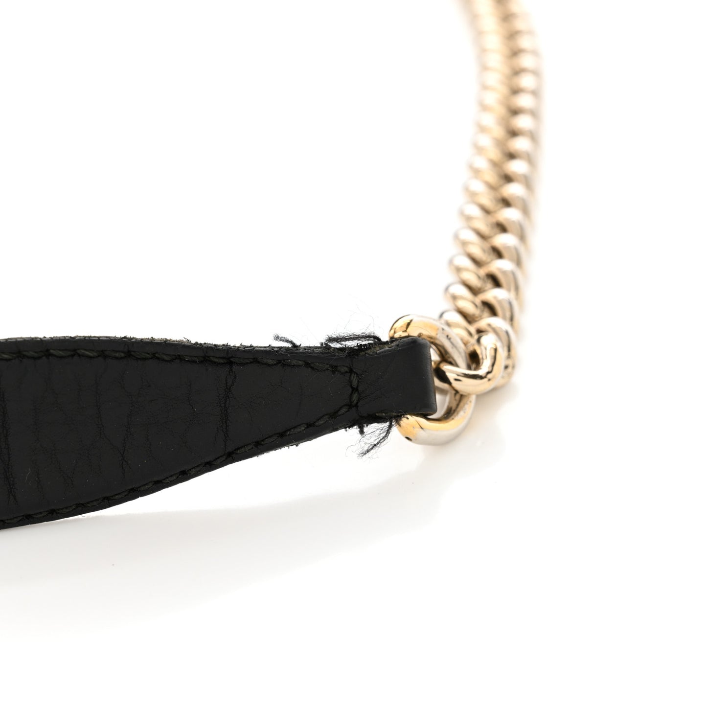 Pebbled Calfskin Medium Soho Chain Shoulder Bag Black