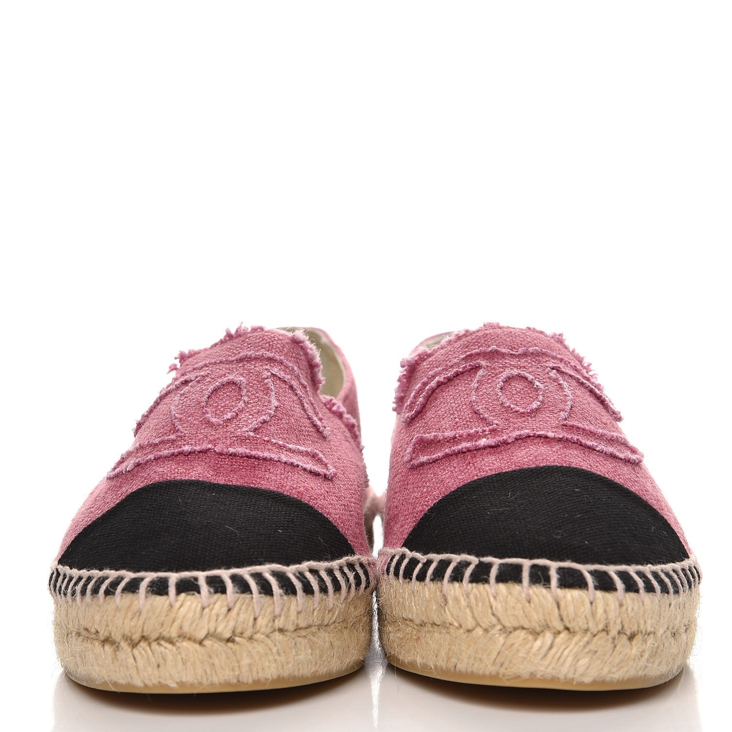 Chanel Linen CC Espadrilles 39 Pink 2 of 10