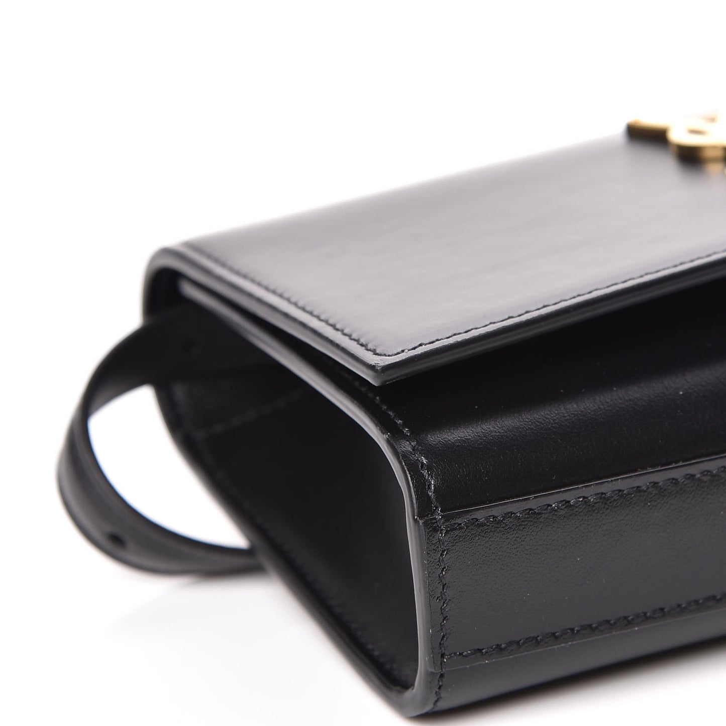 Smooth Calfskin Monogram Kate Belt Bag Black