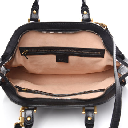 Gucci Calfskin Medium Re(Belle) Top Handle Bag Black 4 of 9