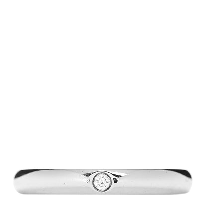 Tiffany Platinum Diamond Elsa Peretti Band Ring 45 3.25 1 of 6