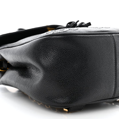 Chanel Caviar CC Backpack Black 9 of 10