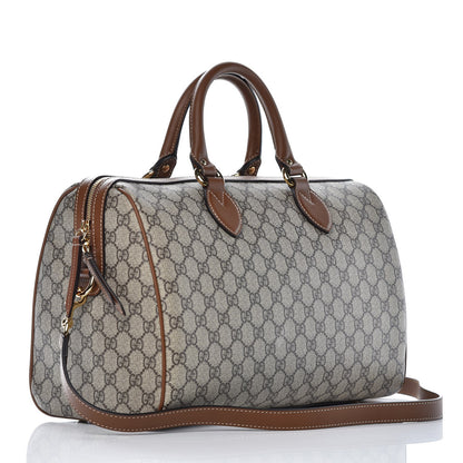 Gucci GG Supreme Monogram Garden Collection Medium Boston Beige Tuscany 4 of 16
