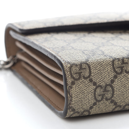 Gucci GG Supreme Monogram Mini Dionysus Chain Wallet Beige Taupe 5 of 10