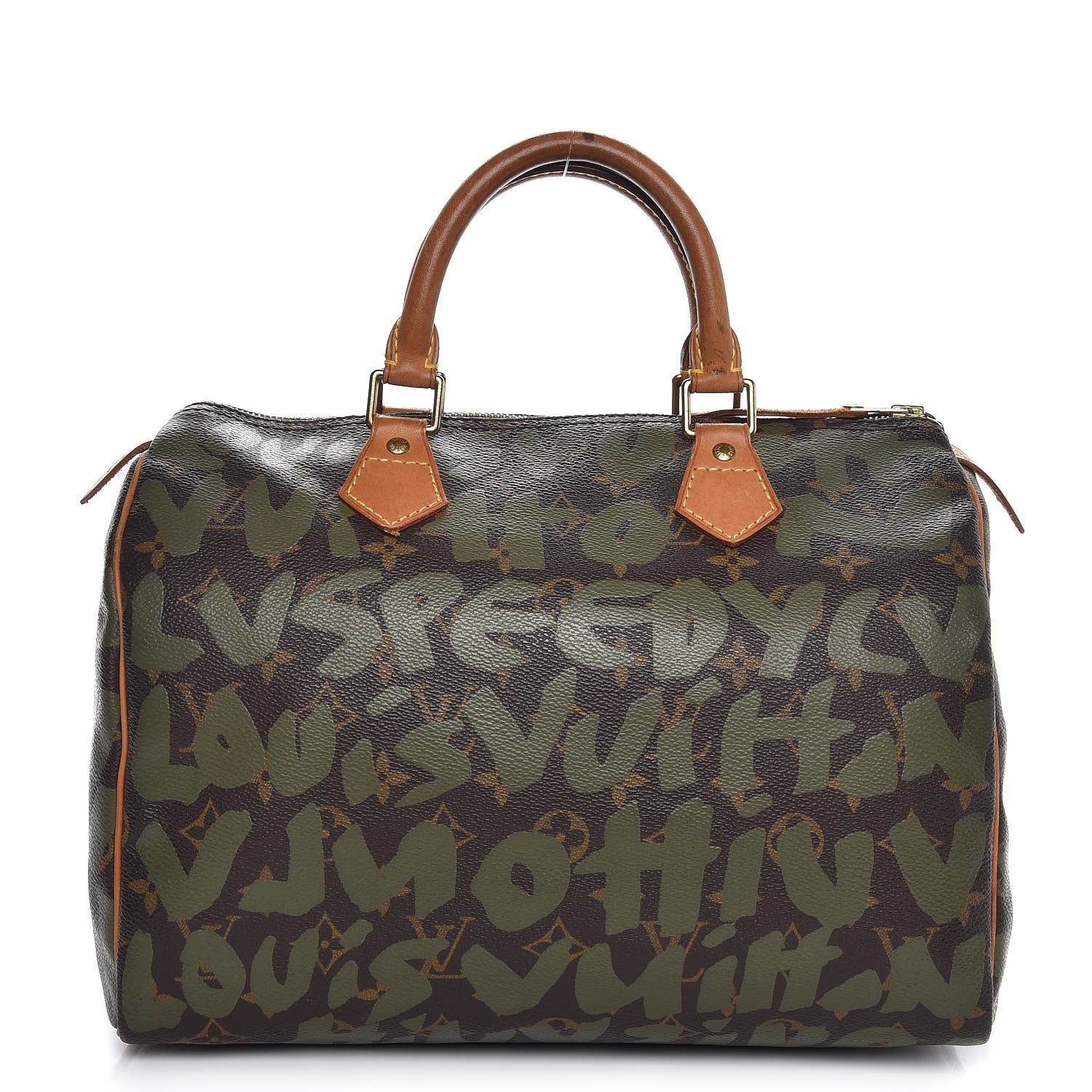 Louis Vuitton Monogram Graffiti Speedy 30 Kaki 1 of 7