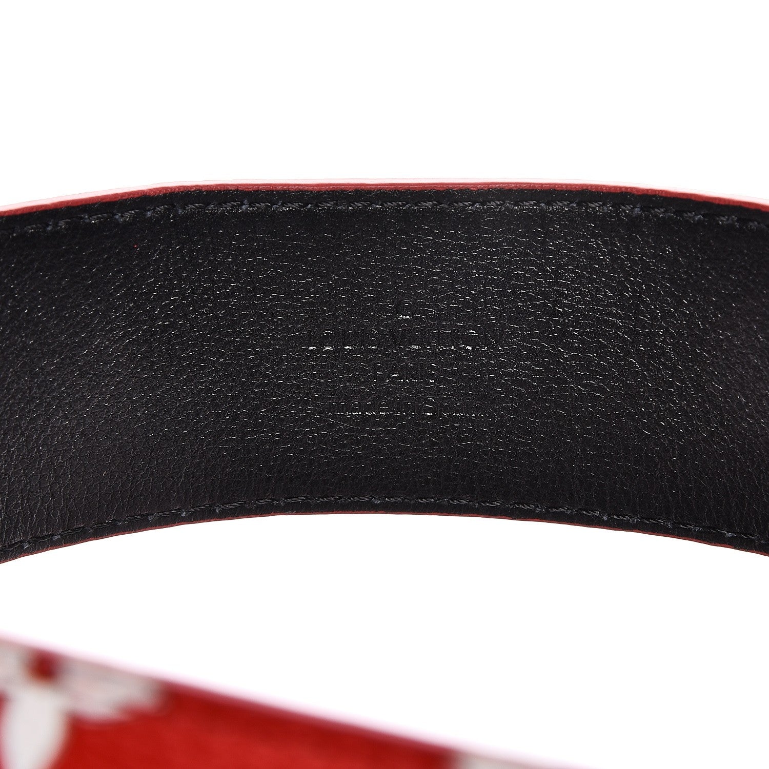 Louis Vuitton X SUPREME Monogram 40mm LV Initiales Belt 90 38 Red 7 of 10