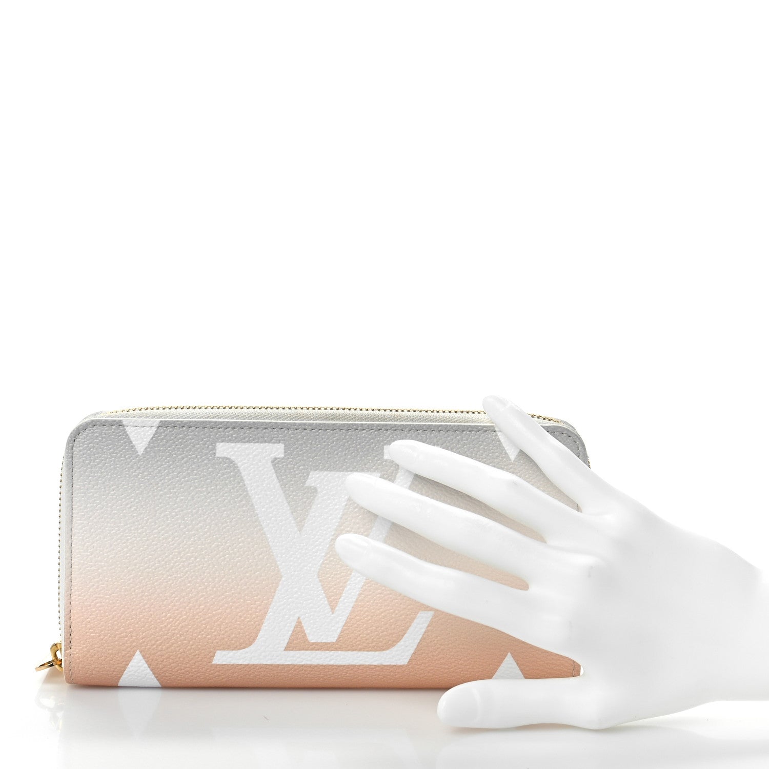 Louis Vuitton Monogram Giant By The Pool Zippy Wallet Brume 2 of 8