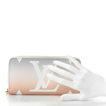 Louis Vuitton Monogram Giant By The Pool Zippy Wallet Brume 2 of 8