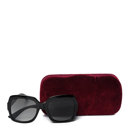 Gucci Oversized Square GG0036S Sunglasses Black 7 of 7