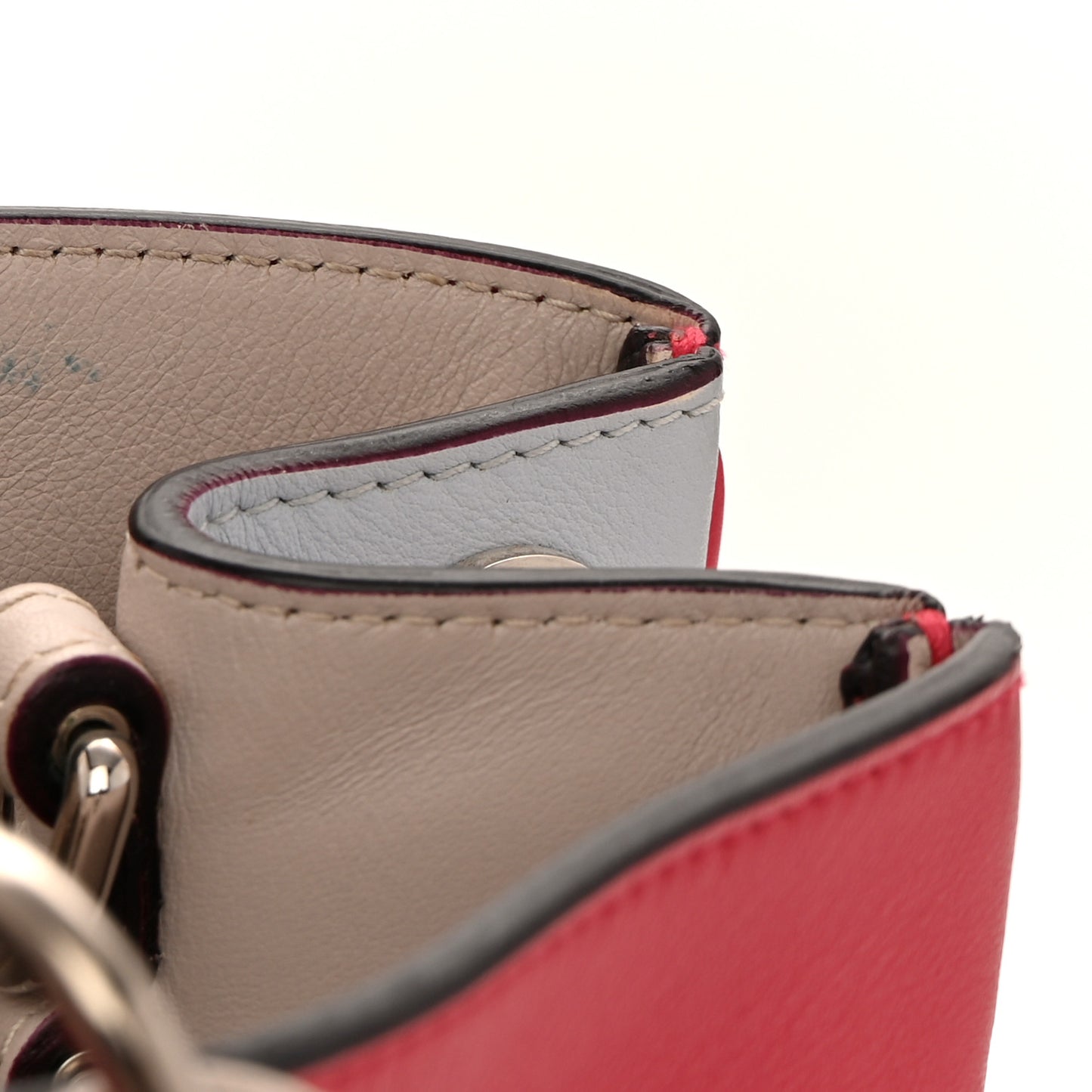 Smooth Calfskin Medium Tri-Color Diorissimo Multicolor