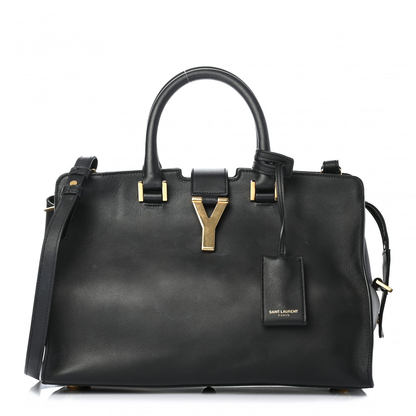 Calfskin Small Classic Y Cabas Black