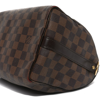 Louis Vuitton Damier Ebene Speedy Bandouliere 25 10 of 10