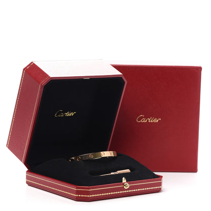 Cartier 18K Pink Gold LOVE Bracelet 17 6 of 6