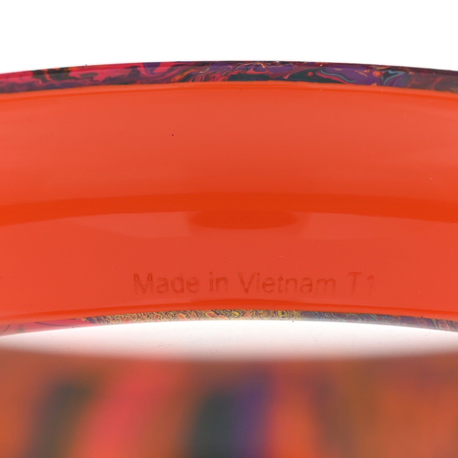 Hermes Lacquered Wood Bangle Bracelet 5 of 5