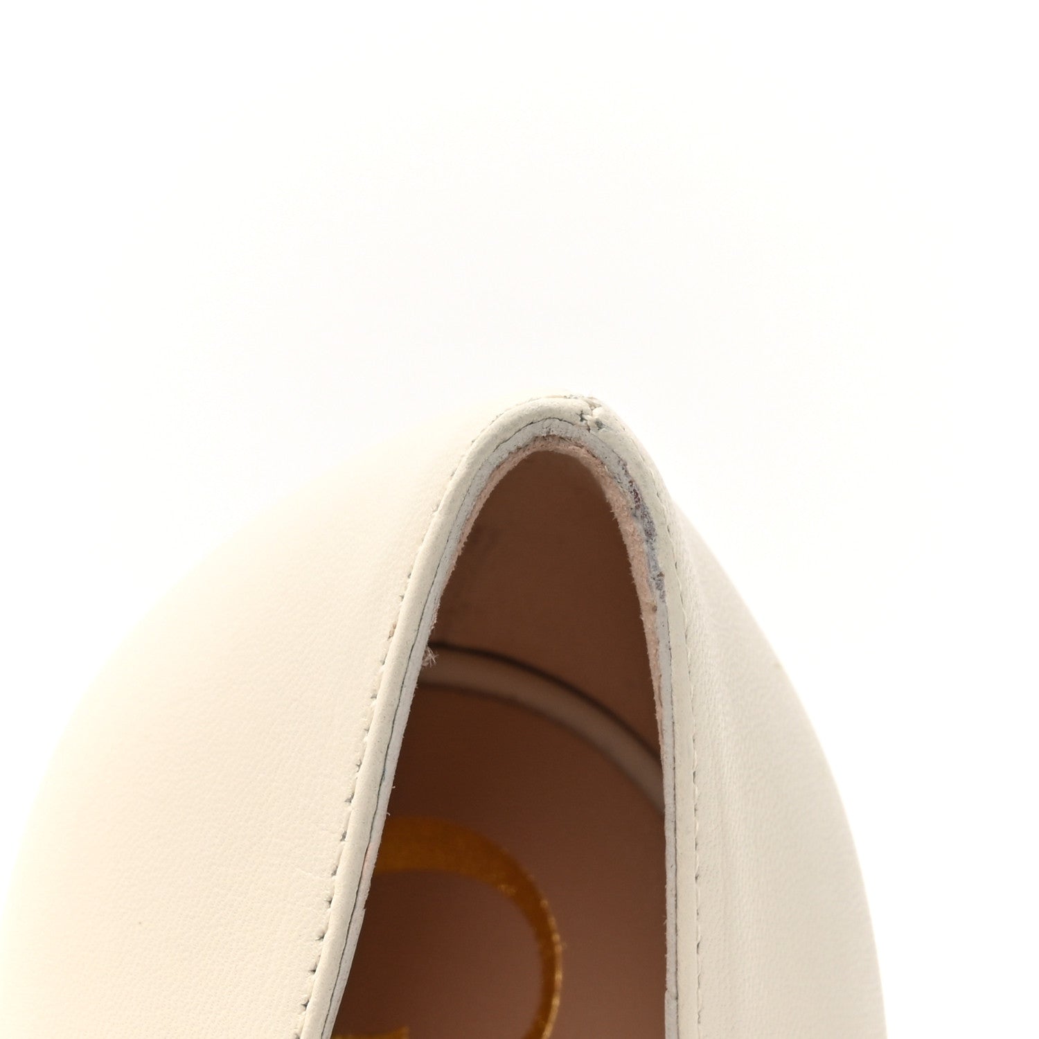 Gucci Malaga Kid Horsebit Pumps 38.5 Mystic White 10 of 13