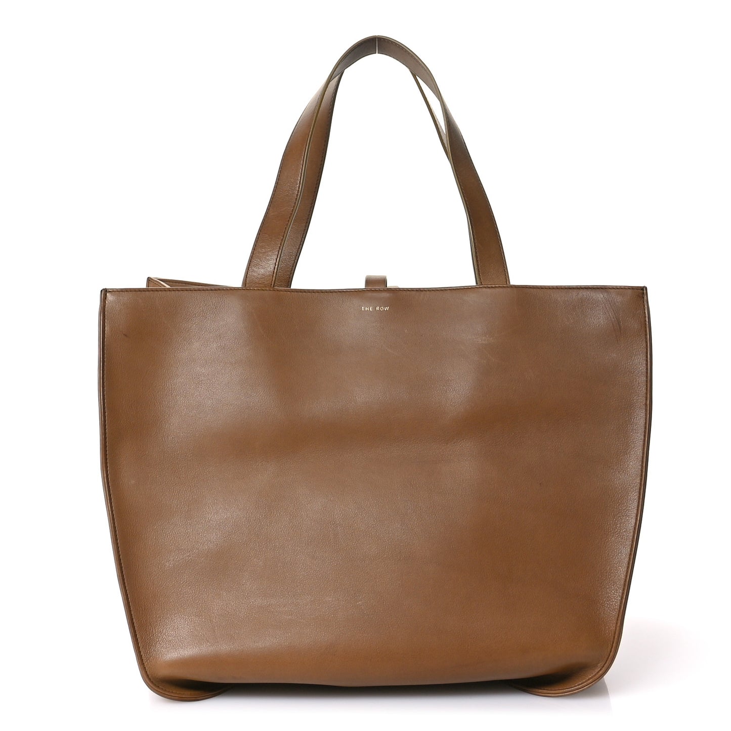 Polished Saddle Calfskin Graham Tote Muschio