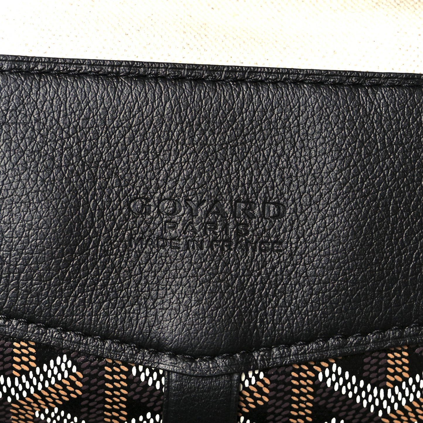 Goyardine Calfskin Cisalpin Backpack Black