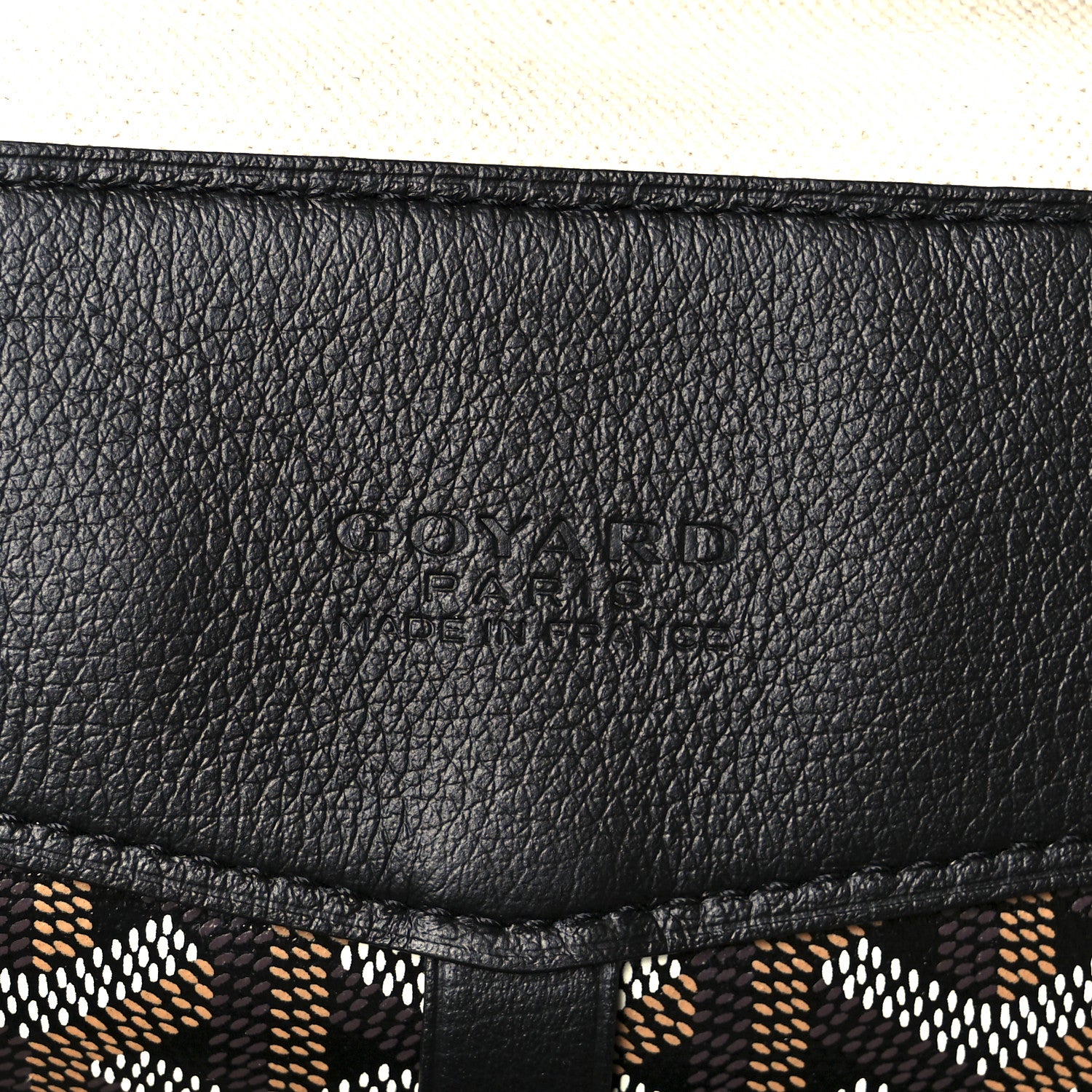 Goyard Goyardine Calfskin Cisalpin Backpack Black 6 of 10