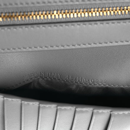 Christian Dior Supple Calfskin Cannage Caro Slim Wallet Cloud Blue 7 of 8