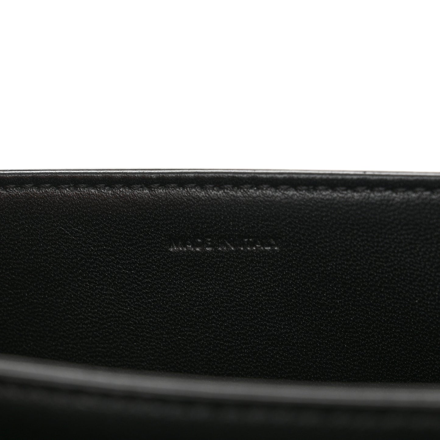 Shiny Calfskin Medium Triomphe Black