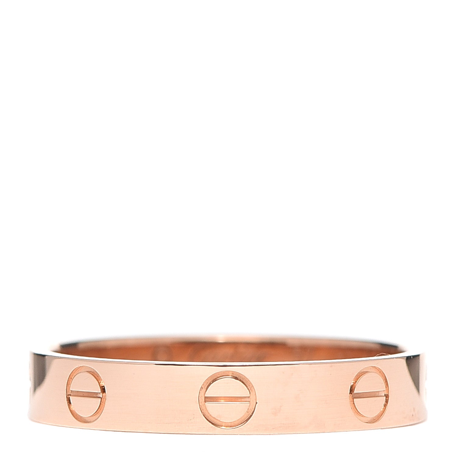 Cartier 18K Pink Gold 3.5mm LOVE Wedding Band Ring 57 8 1 of 6