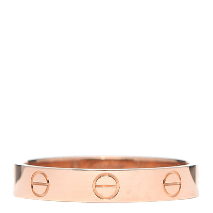 Cartier 18K Pink Gold 3.5mm LOVE Wedding Band Ring 57 8 1 of 6