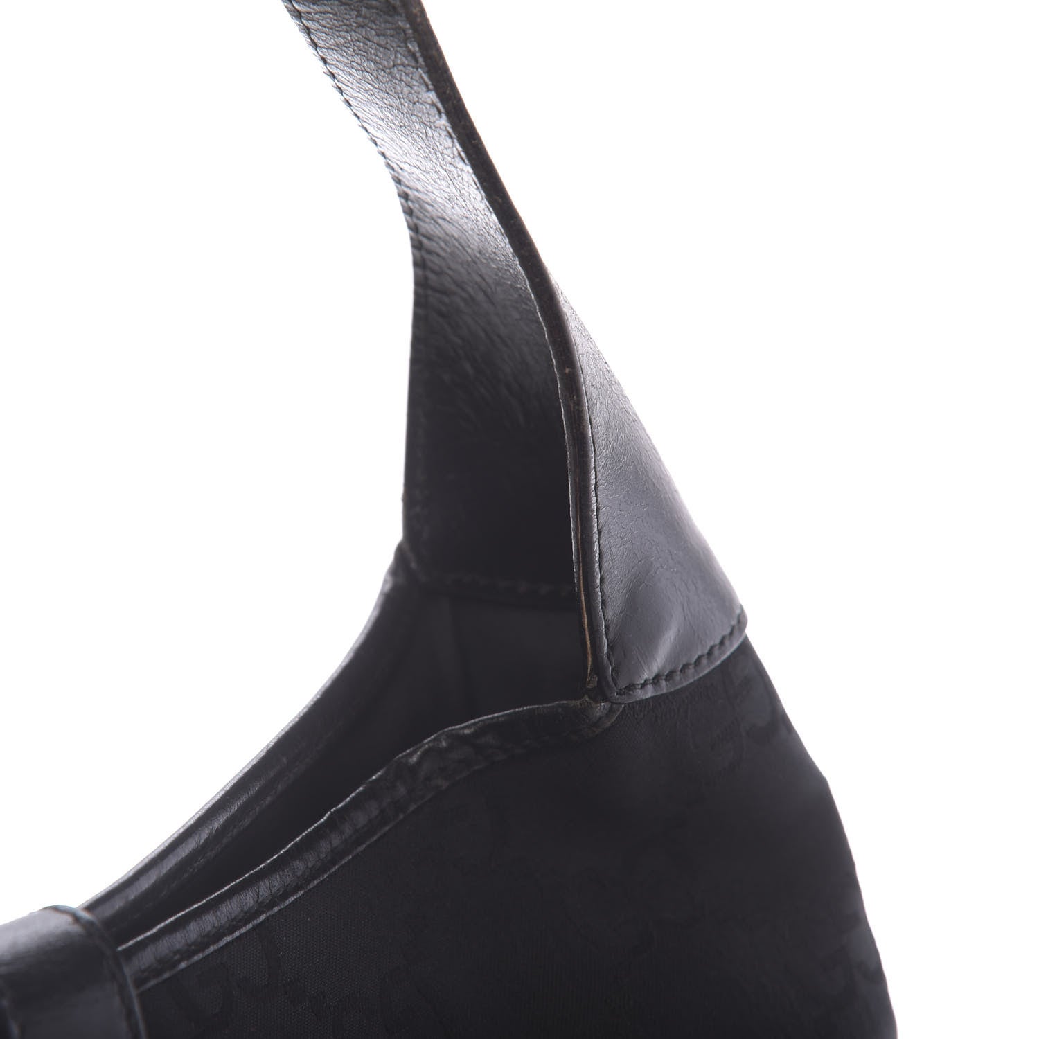 Gucci Monogram Small Jackie O Hobo Black 10 of 21