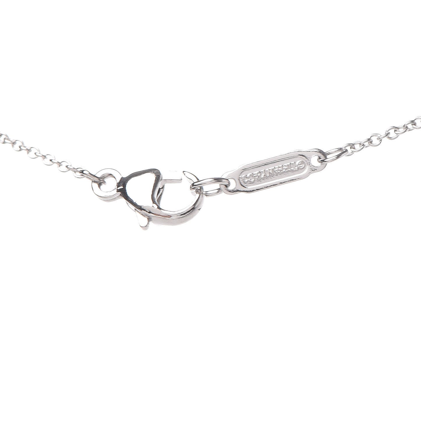 Platinum Diamond Jazz Graduated Pendant Necklace