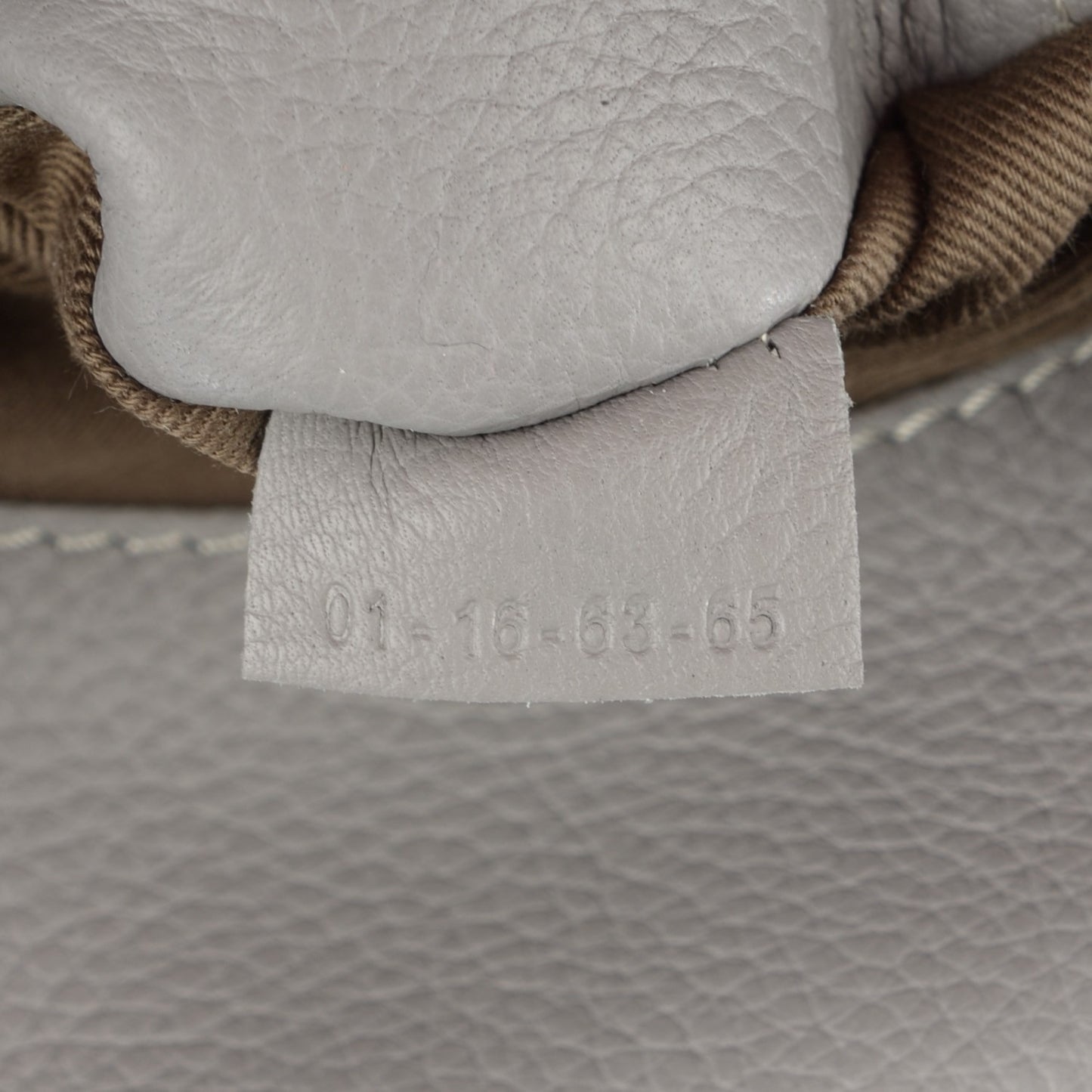 Calfskin Medium Marcie Round Crossbody Bag Cashmere Grey