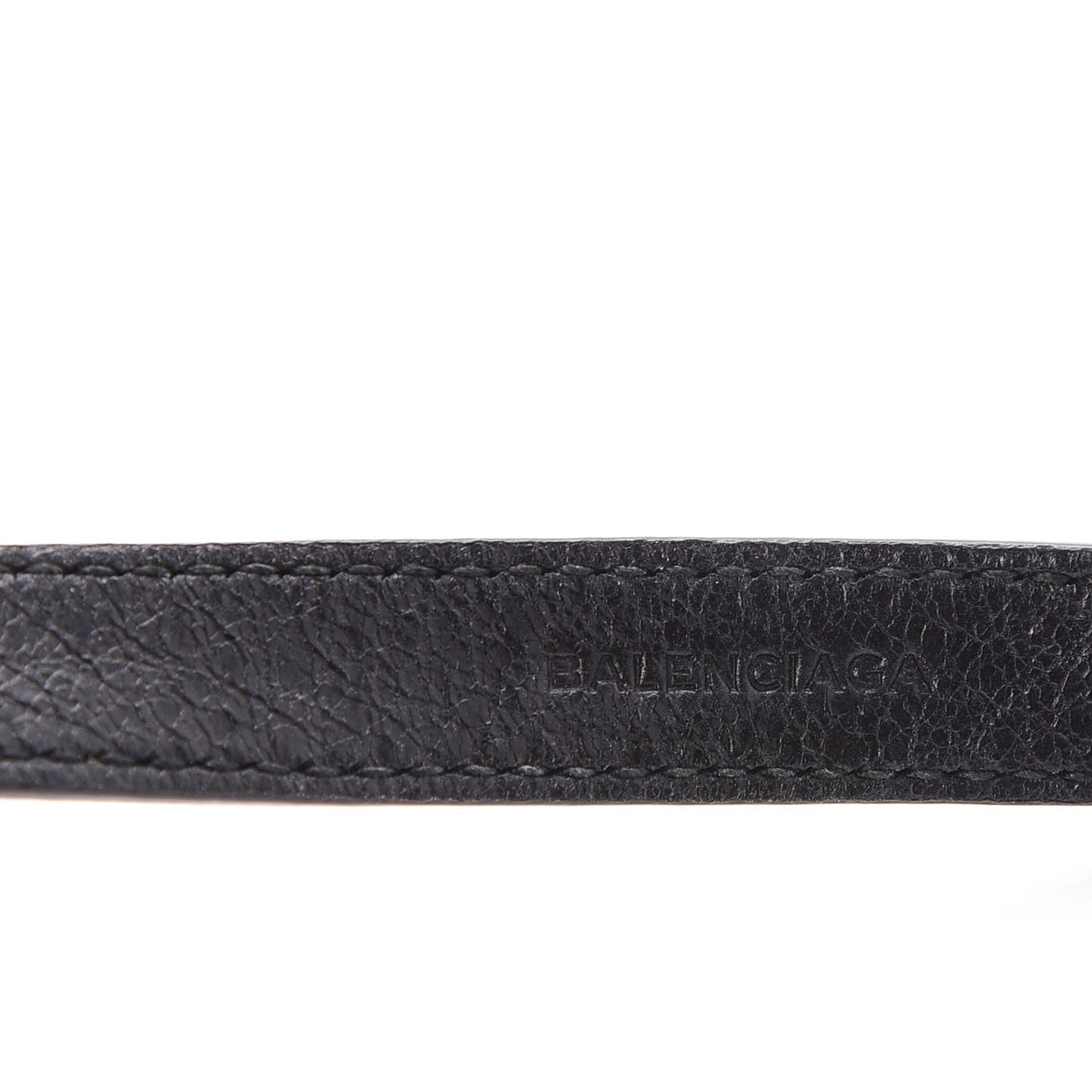 Agneau Giant 12 Silver Hardware Triple Tour Bracelet S Black