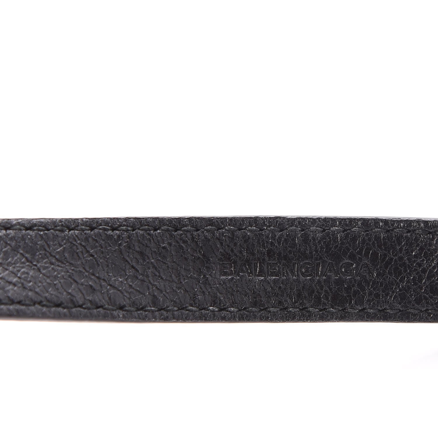 Balenciaga Agneau Giant 12 Silver Hardware Triple Tour Bracelet S Black 5 of 7