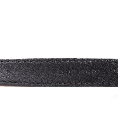 Balenciaga Agneau Giant 12 Silver Hardware Triple Tour Bracelet S Black 5 of 7