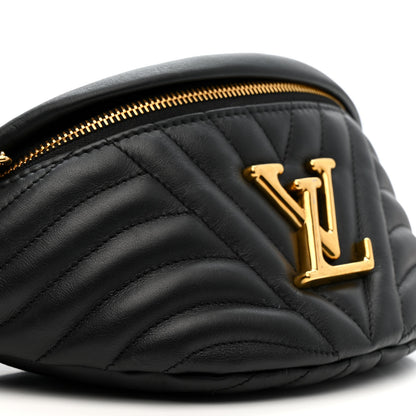 Louis Vuitton Calfskin Quilted New Wave Bumbag Black 8 of 12