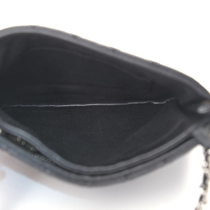 Chanel Aged Calfskin Quilted Crossbody Bag Black 5 of 13