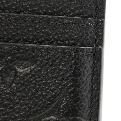 Louis Vuitton Empreinte Monogram LV Charms Card Holder Black 7 of 7