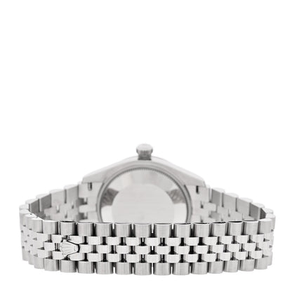 Rolex Stainless Steel 18K White Gold 31mm Oyster Perpetual Datejust Watch White Roman 278274 3 of 5