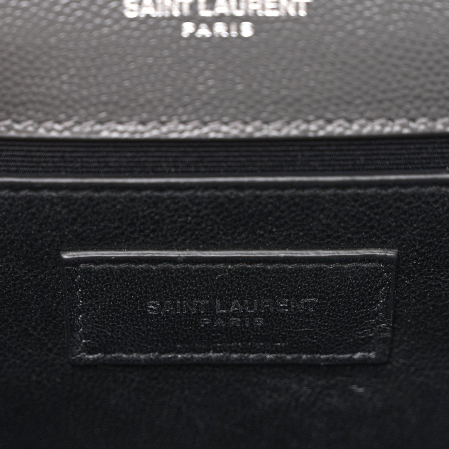 Saint Laurent Grain De Poudre Small Monogram Kate Satchel Fog 7 of 11