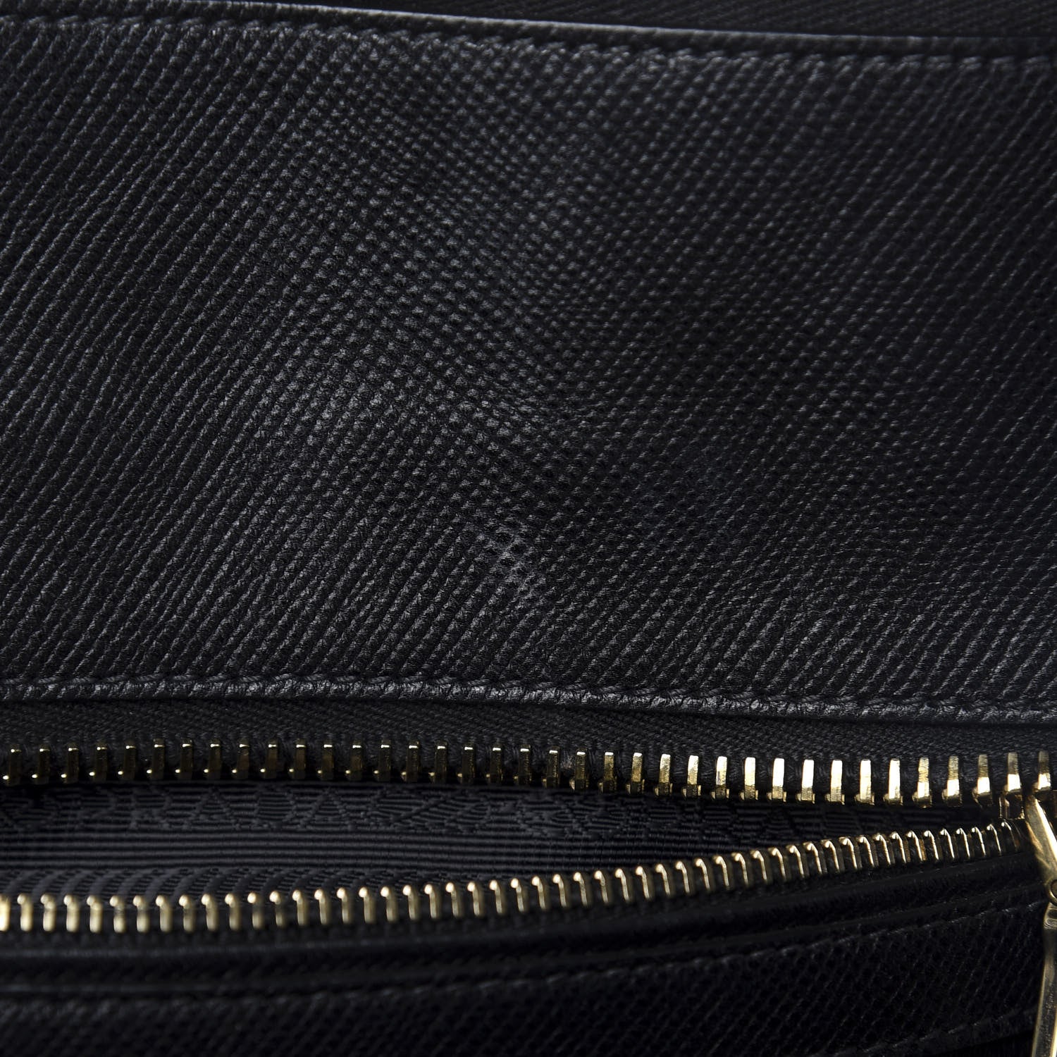 Prada Saffiano Cuir Top Handle Dome Tote Black 10 of 11