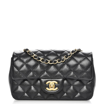 Chanel Caviar Quilted Mini Rectangular Flap Black 1 of 8