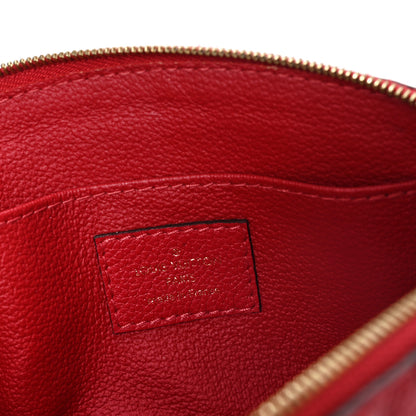 Louis Vuitton Empreinte Cosmetic Pouch Scarlet 6 of 6