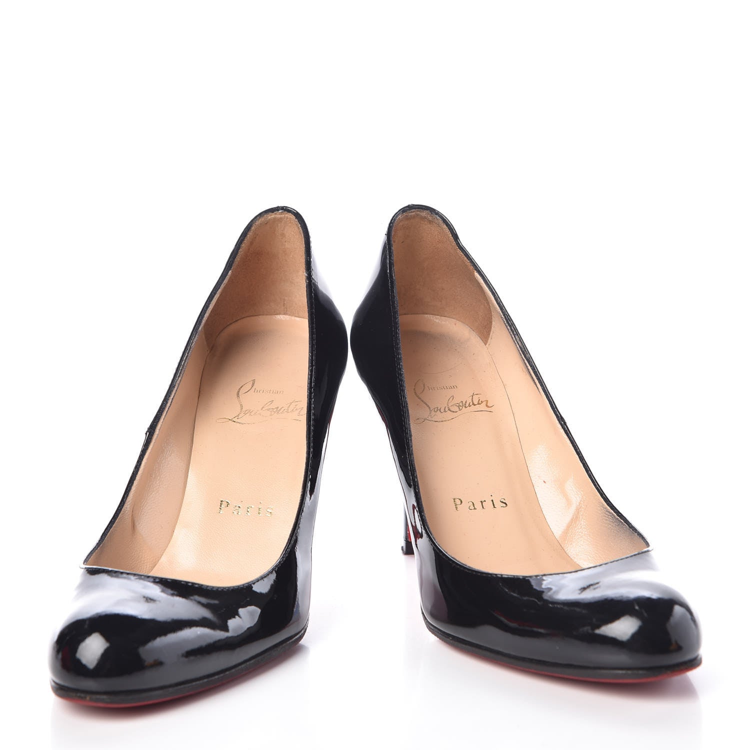 Christian Louboutin Patent Simple 85 Pumps 35 Black 6 of 15