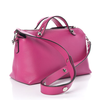 Fendi Vitello Dolce Medium By The Way Boston Bag Magenta 3 of 11