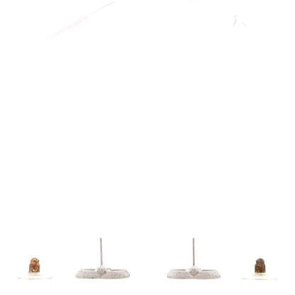Chanel Crystal CC Earrings Silver 3 of 6