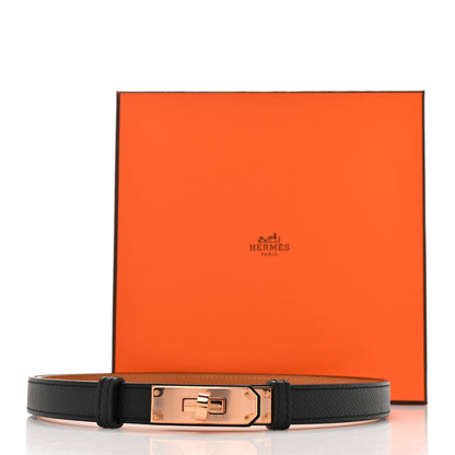 Hermes Epsom Kelly Belt Black 4 of 4