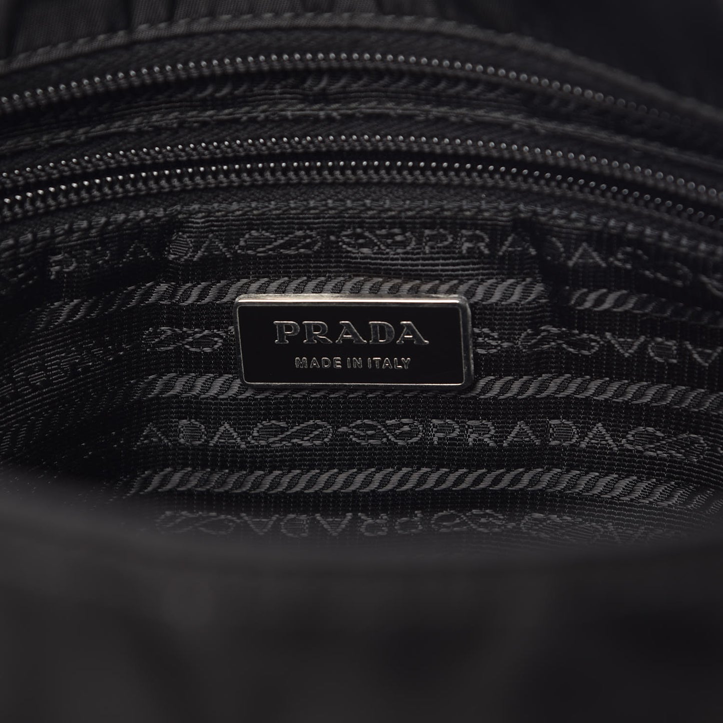 Nylon Vela Sport Messenger Bag Black