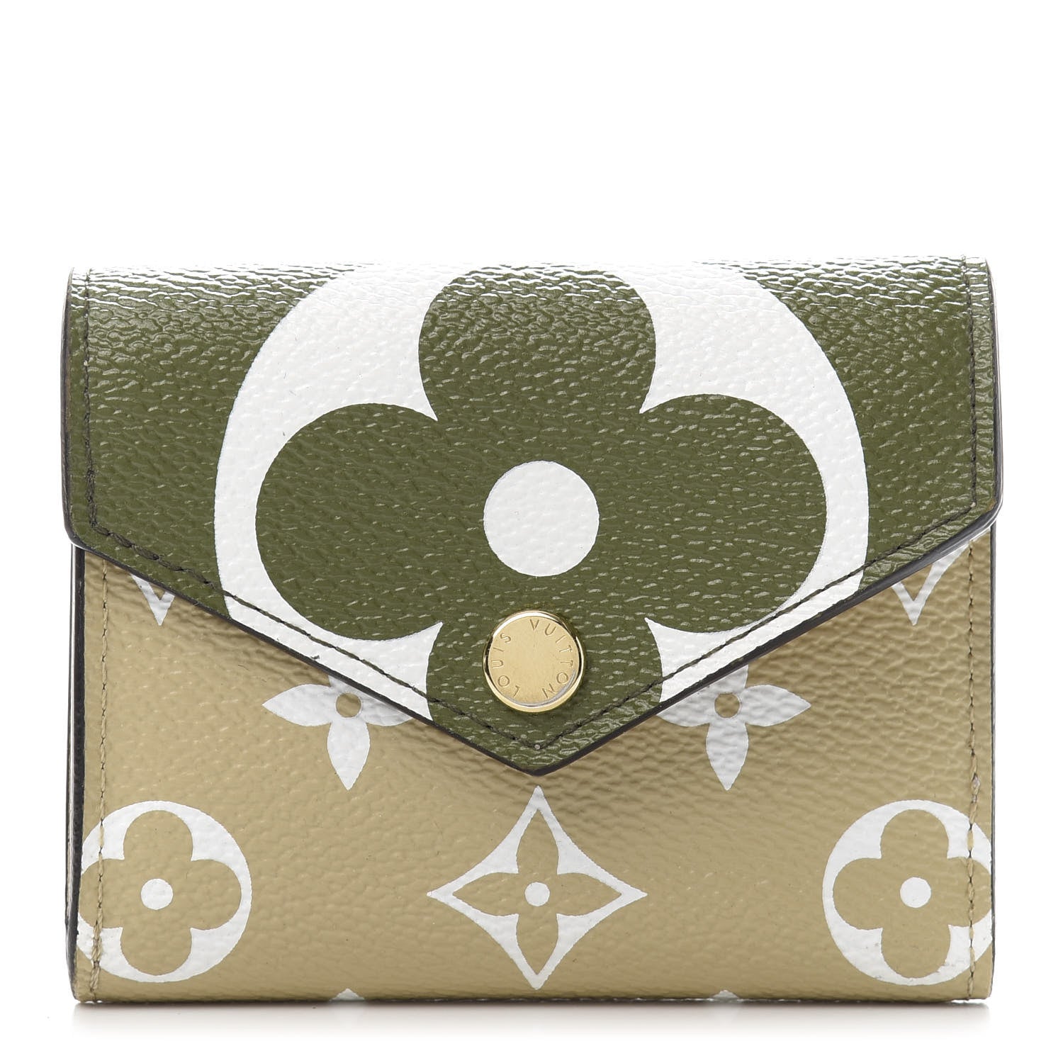 Louis Vuitton Monogram Giant Zoe Wallet Kaki 1 of 10