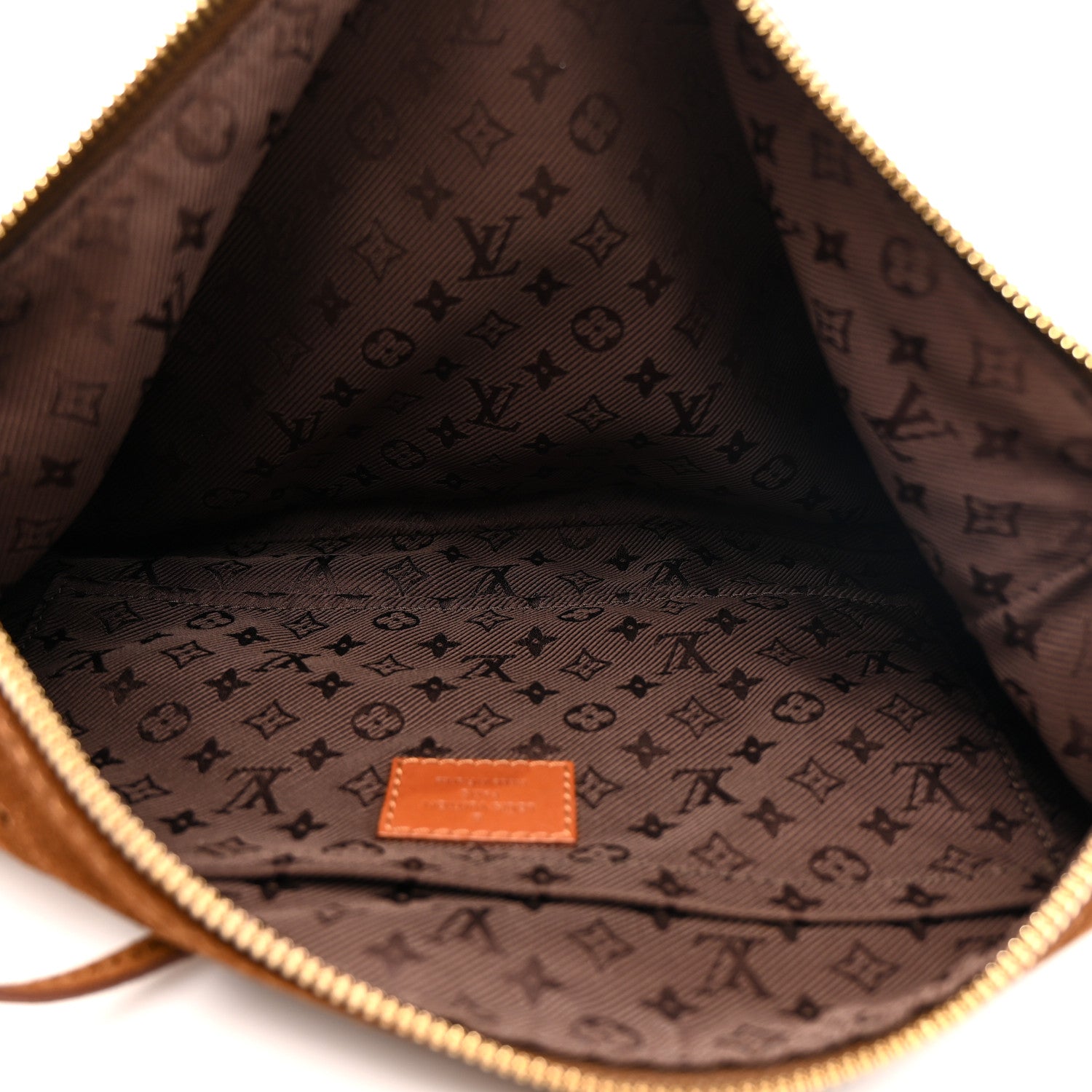 Louis Vuitton Suede Mahina Onatah Pochette Cacao 5 of 10