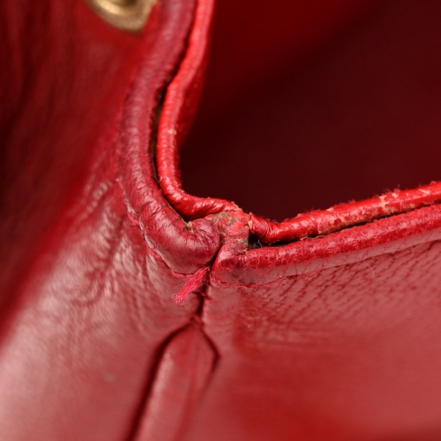 Lambskin Mini CC Timeless Flap Red