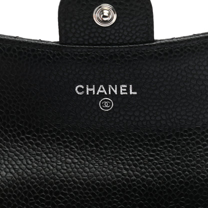 Chanel Caviar Quilted Flap Card Holder Wallet Black 6 of 8